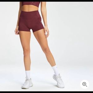 NWT MyProtein Merlot Camo Booty Shorts